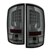 Spyder Version 2 Smoked LED Tail Lights 02-06 Dodge Ram - Click Image to Close